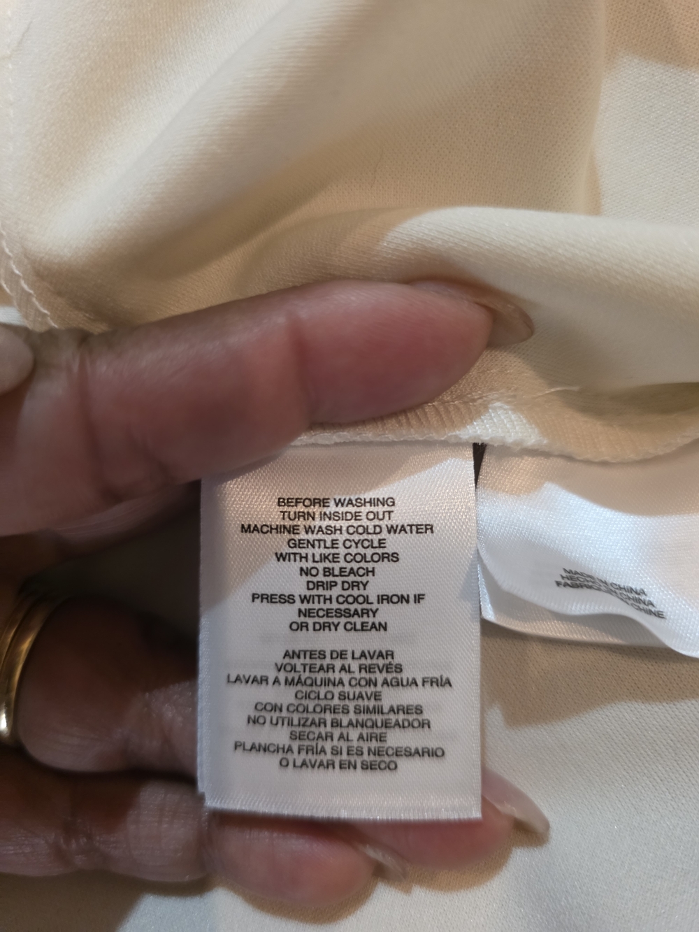 Anne Klein Off White Open-Front Blazer Jacket Size L NWT - Picture 13 of 15